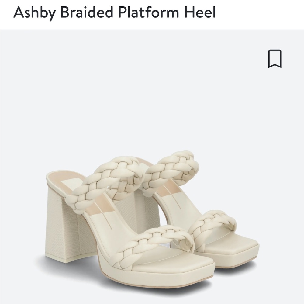 Brand New DOLCE VITA, Ashby Braided Platform Heel. Never worn!! Size 9.